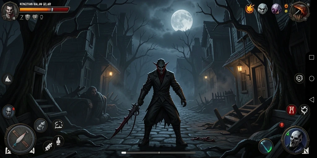 Skrinsut utama 8364 menampilkan gameplay horor yang mencekam.