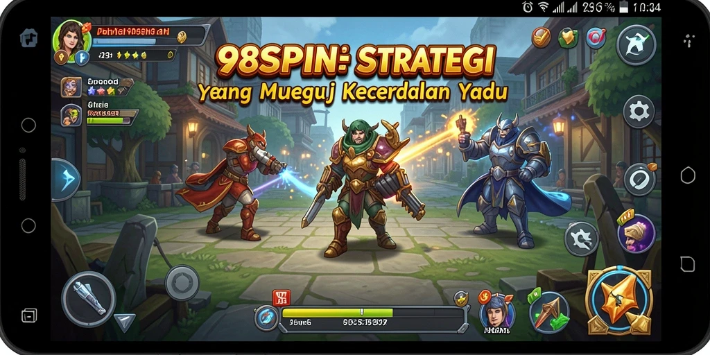 Tampilan gameplay strategis menarik di 98SPIN.