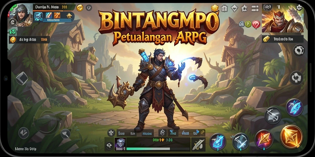 Tampilan gameplay BINTANGMPO yang menarik dan penuh aksi.