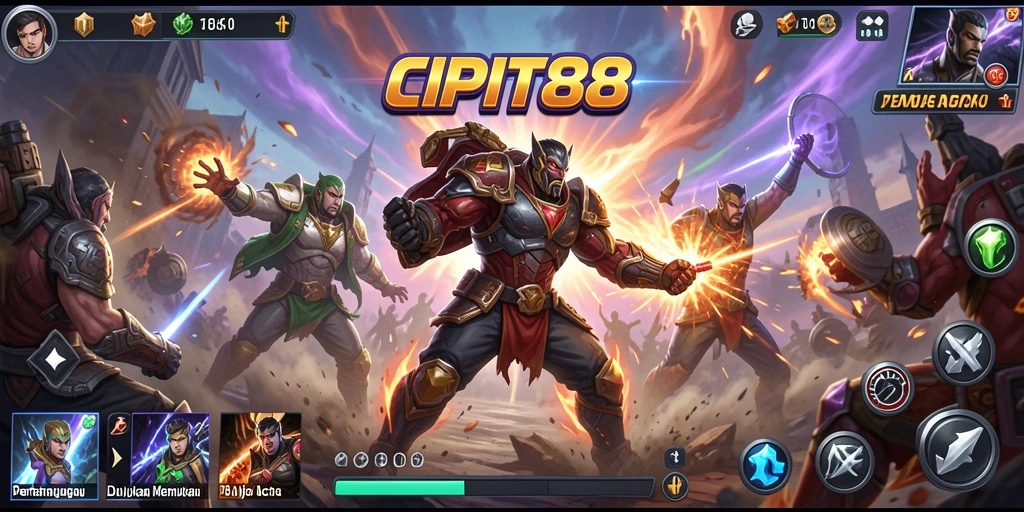 Gameplay seru dan aksi menegangkan di CIPIT88.