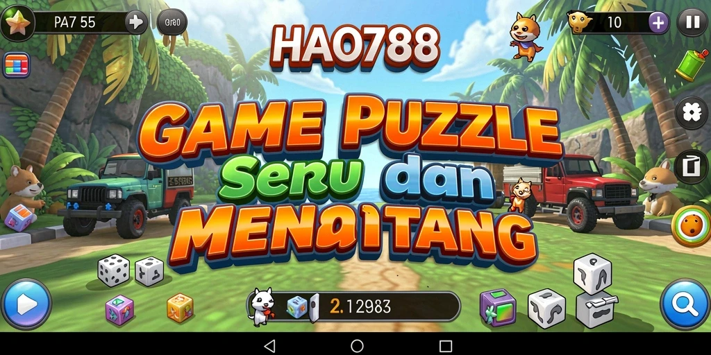 Tangkapan layar menampilkan gameplay seru HAO788 dengan teka-teki yang menantang.