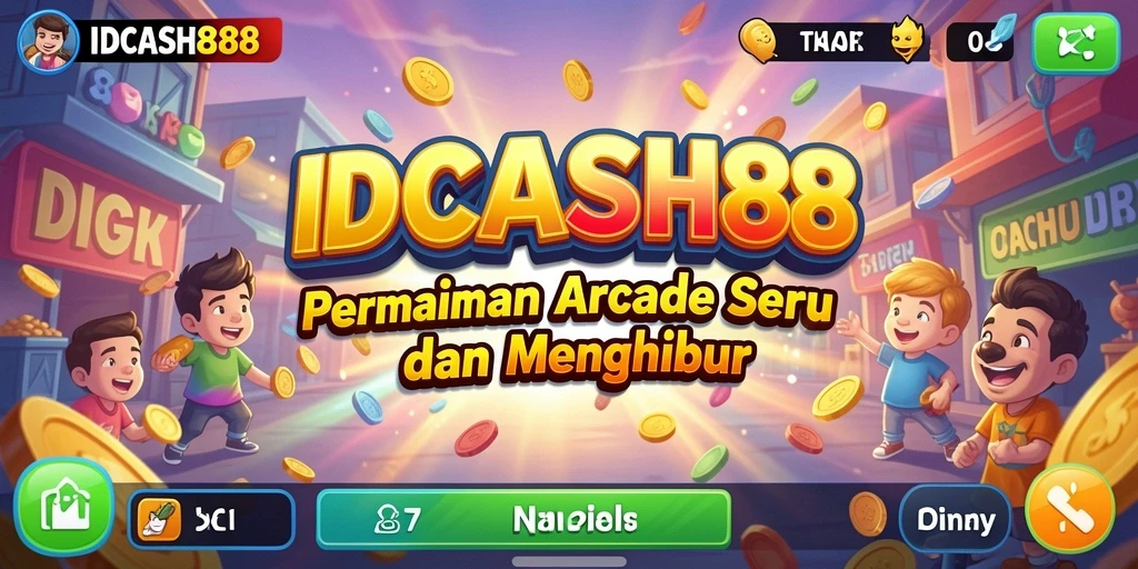 Screesnhot menunjukkan tampilan seru gameplay arcade IDCASH88.