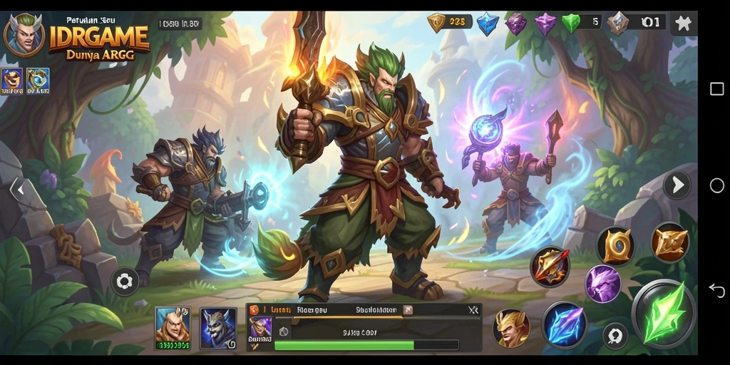 Tampilan gameplay seru dan menegangkan dari IDRGAME.