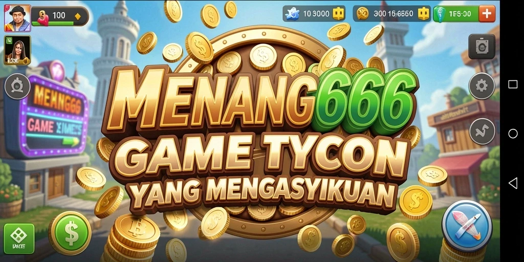 Tampilan screenshot utama MENANG666 menampilkan aksi seru dalam pengelolaan bisnis.