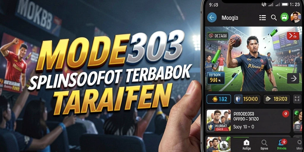 Tangkapan layar menunjukkan pengalaman taruhan langsung dengan MODE303.