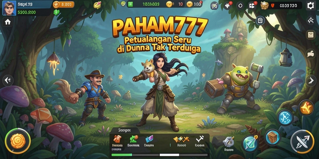 Tangkapan layar menunjukkan gameplay seru dalam dunia petualangan.