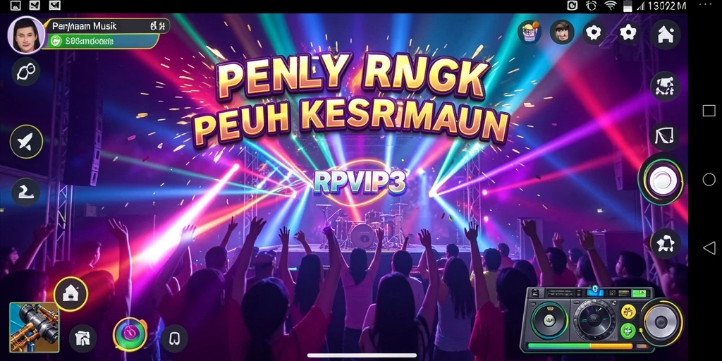 Tampilan gameplay RPVIP3 yang seru dan penuh warna.