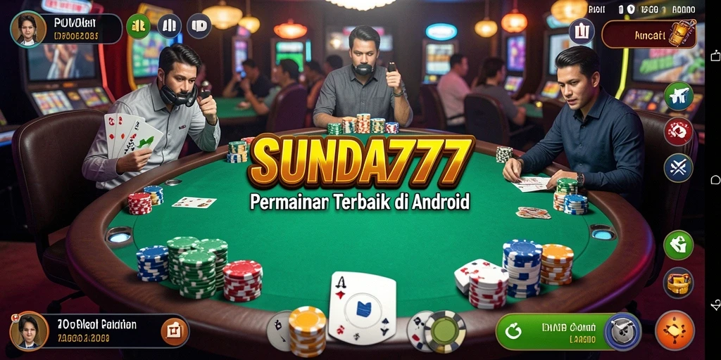 Tampilan menarik dalam gameplay poker SUNDA777 yang seru.
