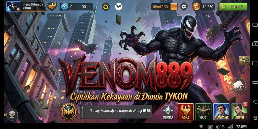 Gameplay seru dalam VENOM889: membangun bisnis dan menjadi Tycoon.