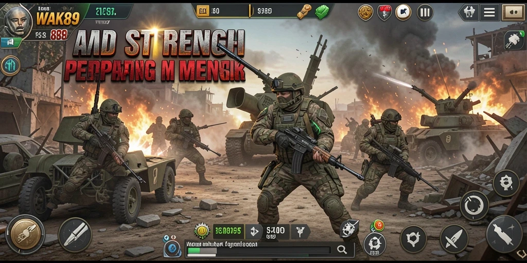 Gameplay menarik dari WAK89 dengan strategi dan taktik.