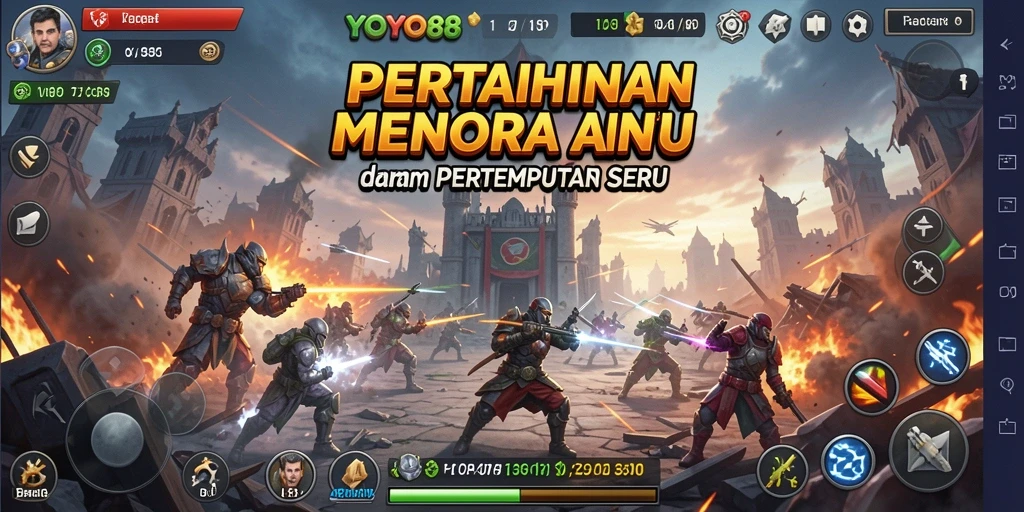 Gameplay seru di YOYO88 dengan pertahanan menara yang strategis.
